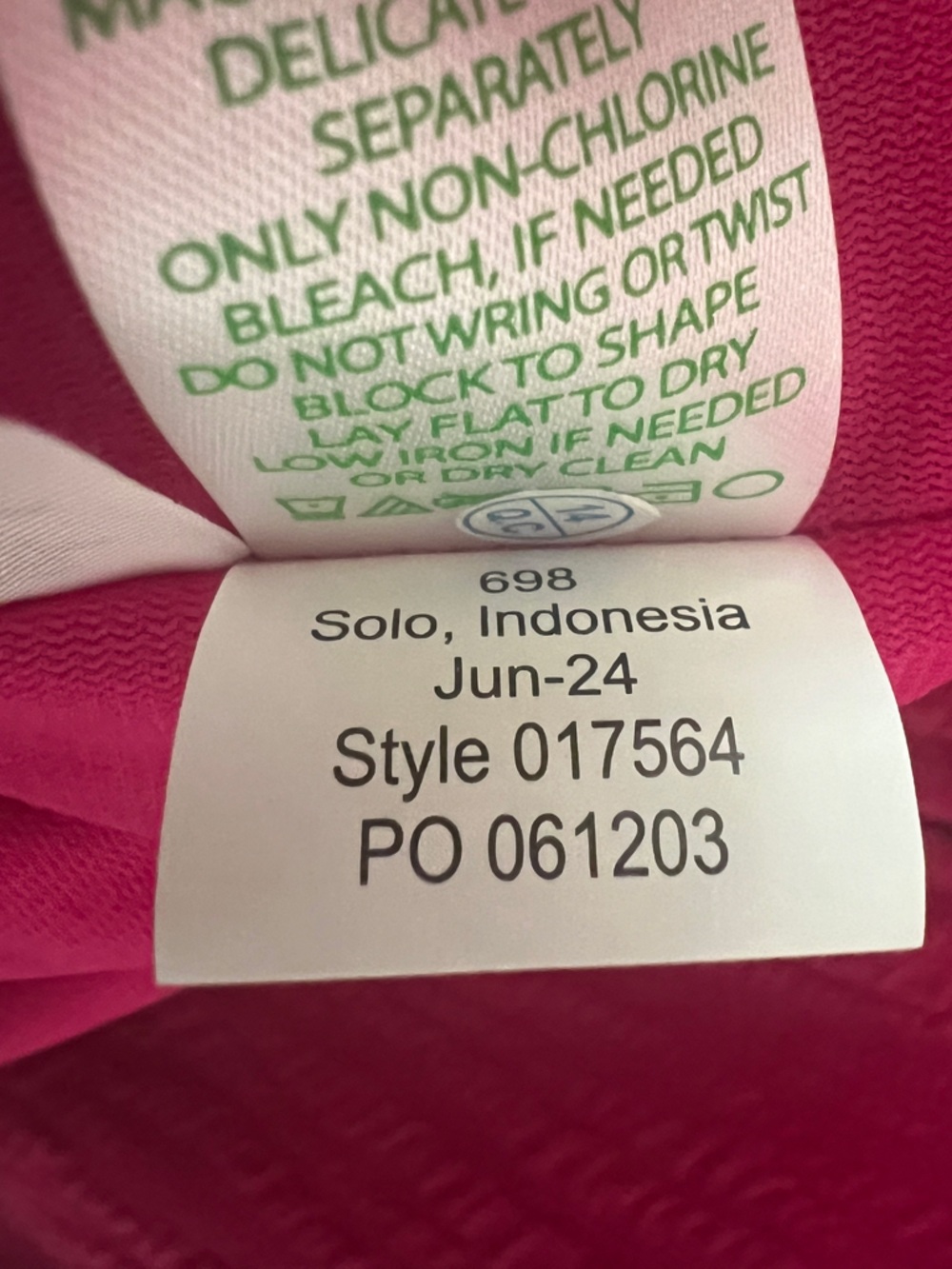 Lilly Pulitzer Brinley Stretch Shift Wavy Jacquard Mystique Pink Dress Size L - Picture 9 of 15